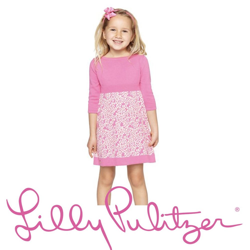 LILLY PULITZER Girl's Gilly Sweater Dress XL 12-14